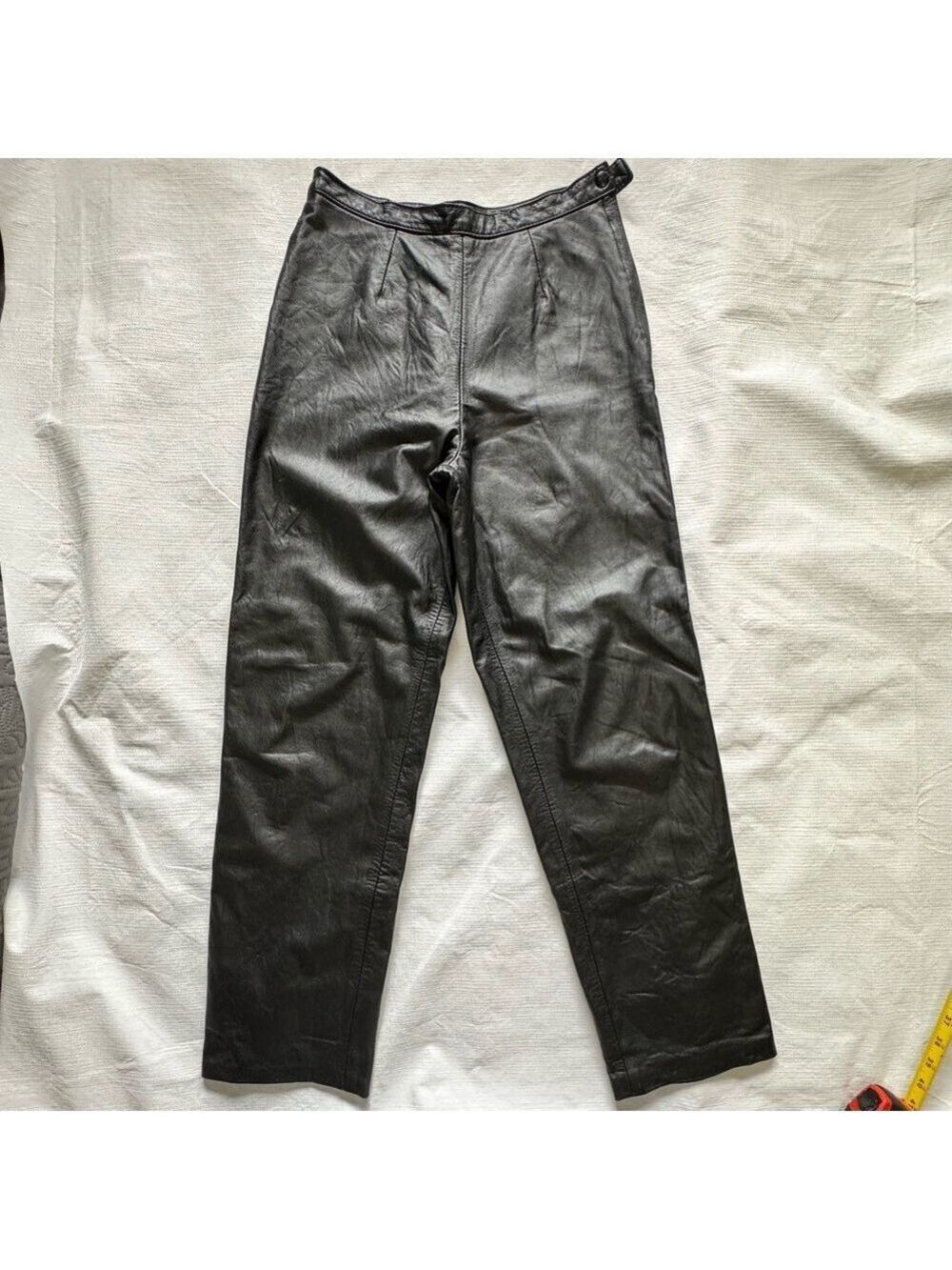 Vintage x The Leather Ranch Black leather Classic Straight-Leg  Canada Size 2